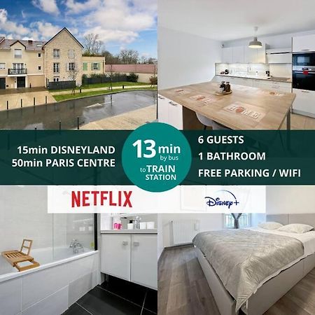 Le Cosy Villeneuve - Appartement Cosy Pour 6 A Disneyland Paris Esterno foto
